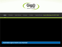 Tablet Screenshot of gigasistemas.com.br